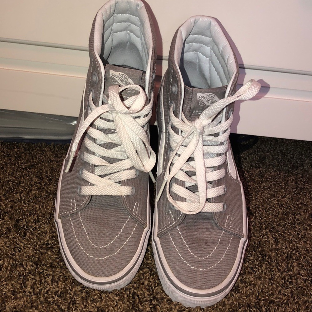 Sk8-hi gray vans